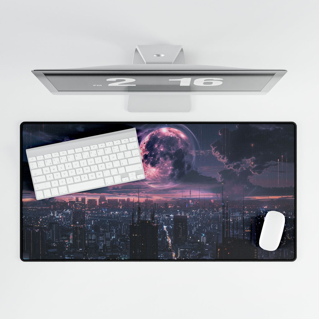 ÉLÈVE Mouse Pad — Pink Moon City