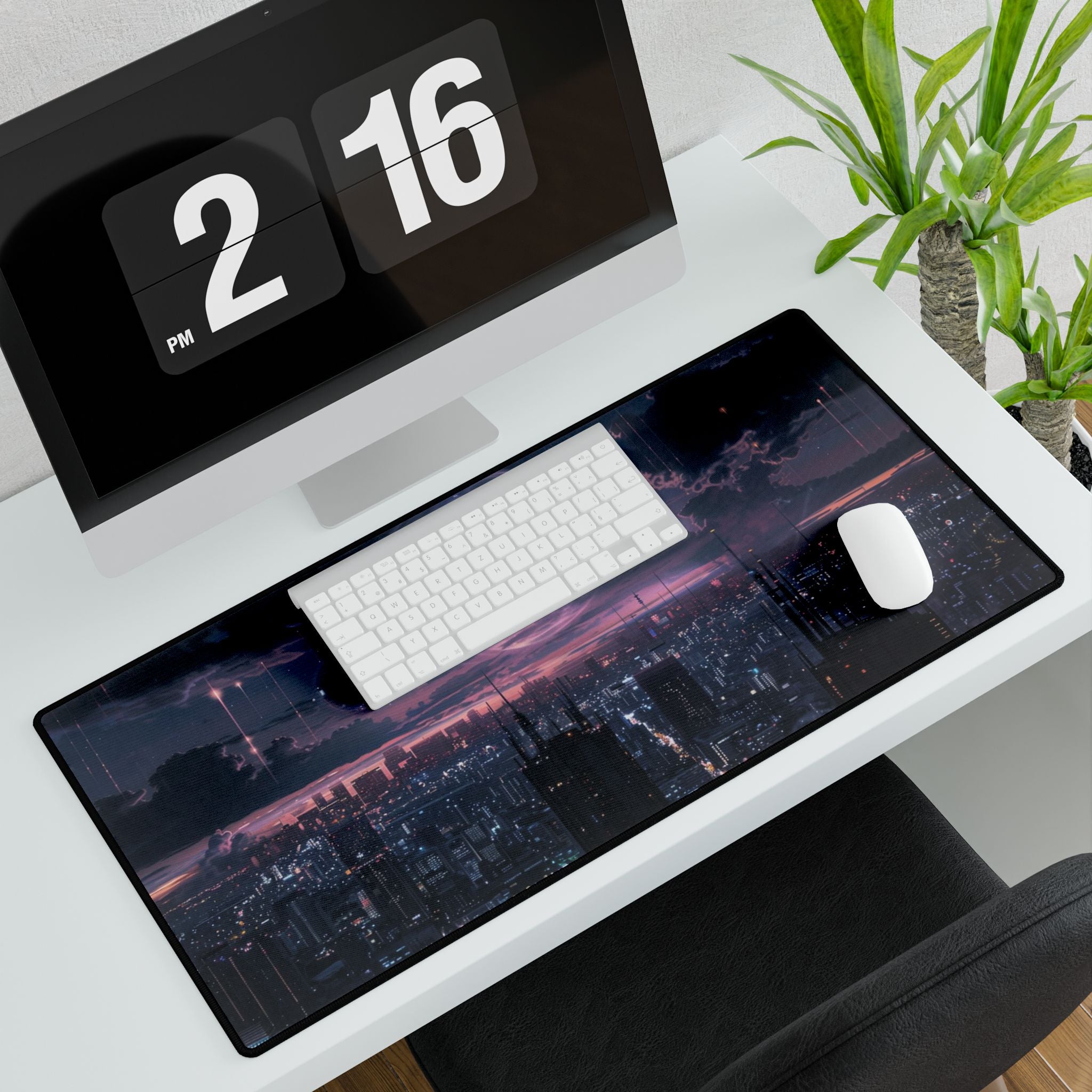 ÉLÈVE Mouse Pad — Pink Moon City